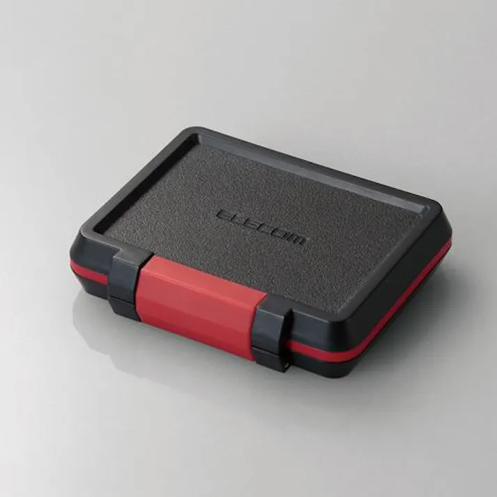 エレコム SDカードケース(耐衝撃/10枚/ブラック) EA759Z-14(CDC)【別送品】