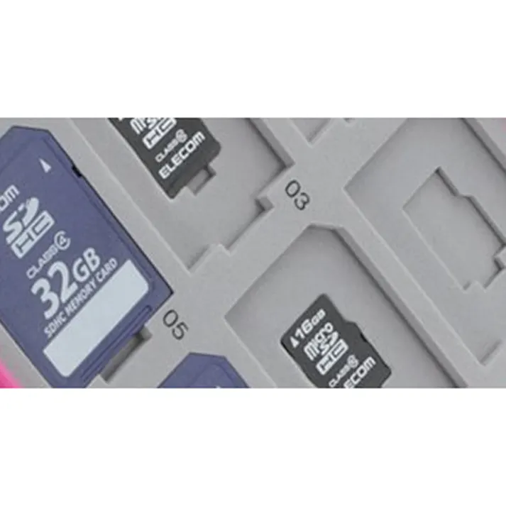 エレコム SD/microSDカードケース(24枚収納/ブラック) EA759Z-21 4518340165601【別送品】