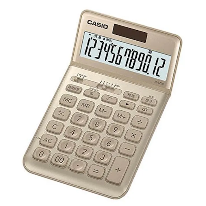 カシオ(CASIO) 12桁 計算機(ゴールド) EA761G-120(CDC)【別送品】