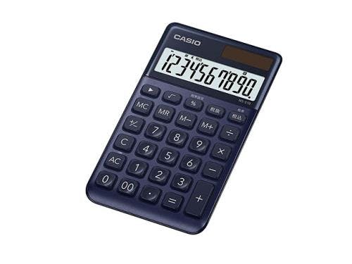 カシオ(CASIO) 計算機(ネイビー) 10桁 EA761G-126 4518340040137【別送品】