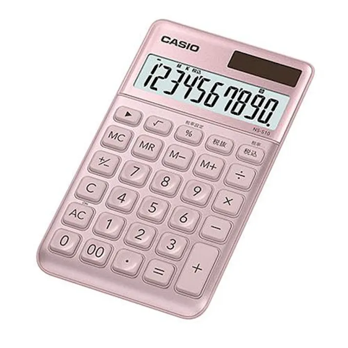 カシオ(CASIO) 10桁 計算機(ピンク) EA761G-127(CDC)【別送品】