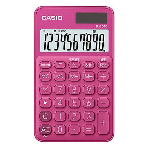 カシオ(CASIO) 手帳型計算機(ビビットピンク) 10桁 EA761GA-15 4518340068056【別送品】