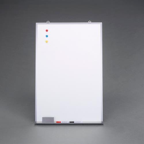 ホワイトボード(暗線入) 600x900mm EA761LC-81 4550061119495【別送品】