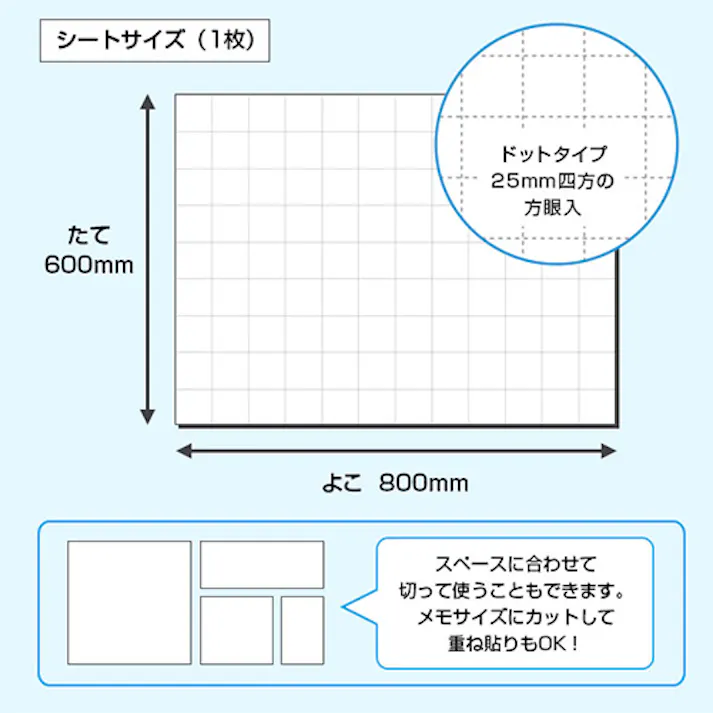 セーラー万年筆 携帯シート(ホワイトボードマーカー用/方眼入) 600mmx20m EA761LD-36 4550061296318【別送品】