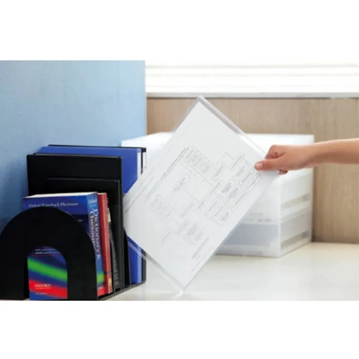 カードケース(硬質塩化ビニル/20枚) 186x262mm/B5判 EA762CB-64B 4518340027718【別送品】