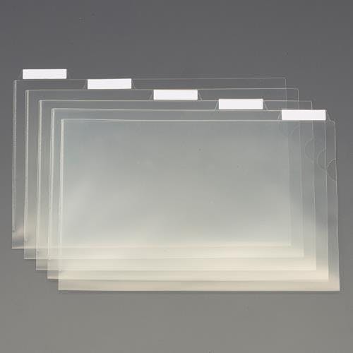 ライオン事務器 カルテフォルダークリアーホルダータイプ A4 KF-1M-50P 1パック（50冊） ライオン事務器(LION) A4 よこ型カルテホルダー(高透明⁄5枚) EA762CC