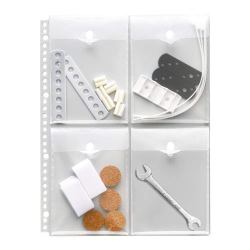 ライオン事務器(LION) 収納ポケットシート(4ポケット/マチ付) A4 EA762CC-84 4518340051751【別送品】