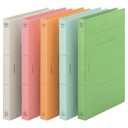 ライオン事務器(LION) A4 フラットファイル(無着色/5冊) EA762CD