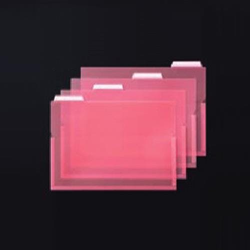 ライオン事務器(LION) インデックスホルダー(ピンク/マチ付/4冊) A4 EA762CF-701 4518340048690【別送品】