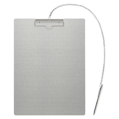 クリップボード(アルミ製/ペン付) 330x450mm/A3 EA762DA-253 4550061416730【別送品】