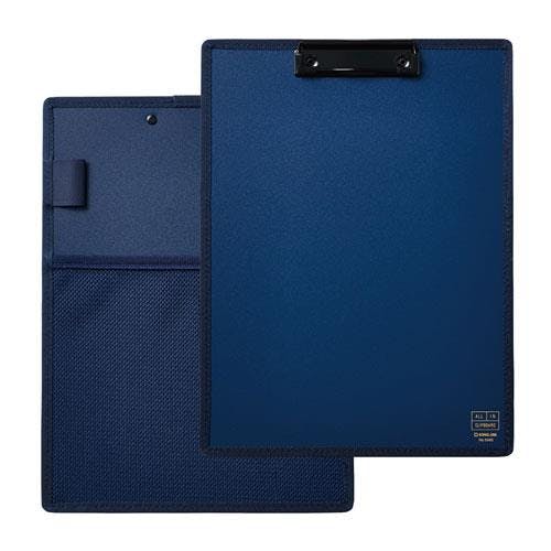 キングジム(KINGJIM) クリップボード(ポケット付/青) A4/E型 EA762DA-302 4518340336834【別送品】