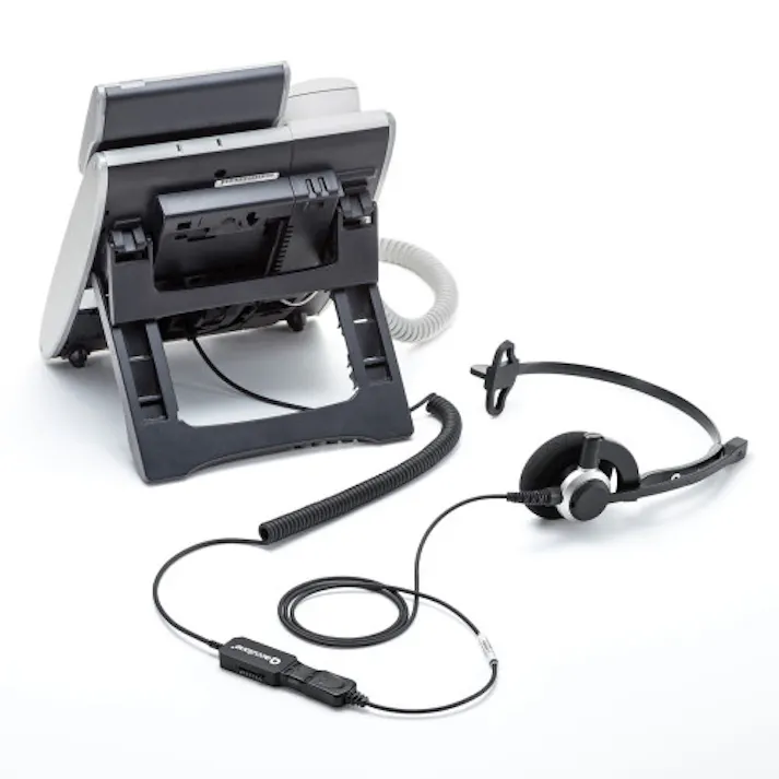 サンワサプライ 電話用ヘッドセット(片耳/RJ-9) 1.5-1.8m EA763BC-34 4518340173392【別送品】