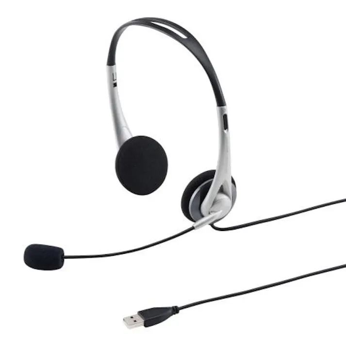 サンワサプライ 2.1m USBヘッドセット EA763BC-46A(CDC)【別送品】