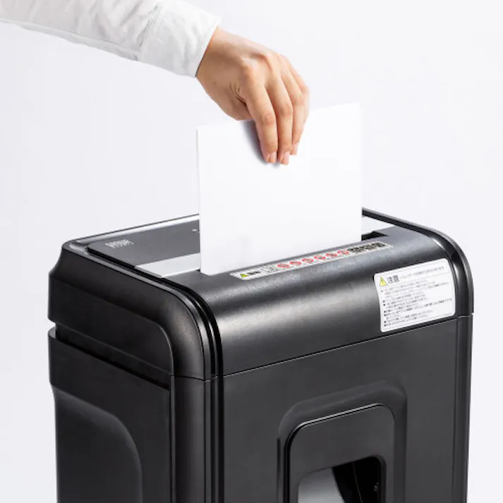 サンワサプライ シュレッダー(CD対応) 385x280x594mm/27L EA763ZD-118 4518340102989【別送品】