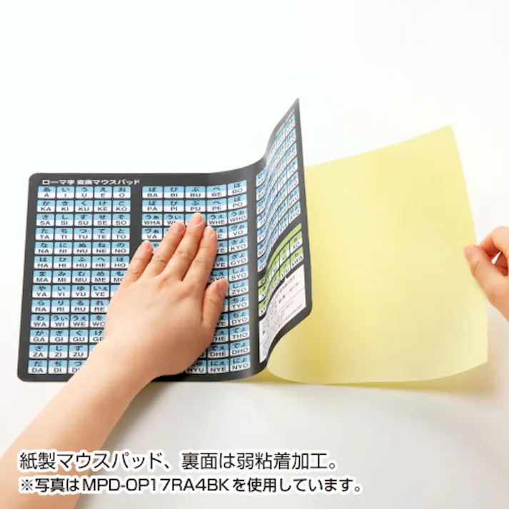 サンワサプライ マウスパッド(ローマ字変換表/青) 210x170x0.1mm EA764-45 4518340126947【別送品】
