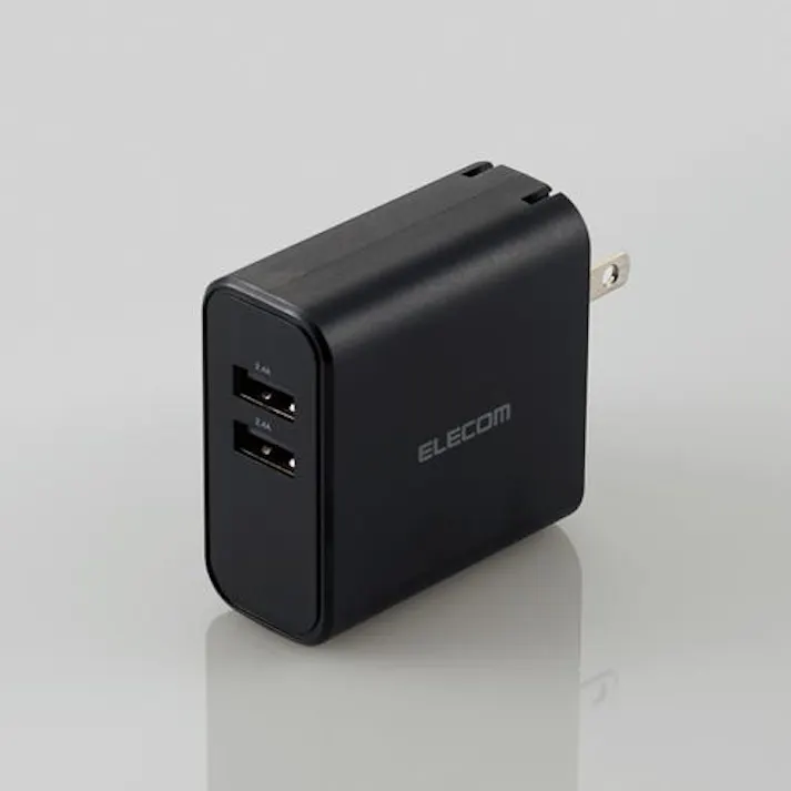 エレコム スマートフォン・タブレット用AC充電器 EA764A-171B(CDC)【別送品】