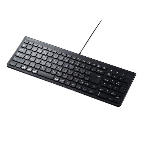 EA764AB-71｜367x127x21mm ﾜｲﾔﾚｽｷｰﾎﾞｰﾄﾞ(薄型/ﾌﾞﾗｯｸ)のページ -