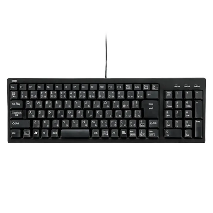 サンワサプライ キーボード(コンパクト) 391x129x28mm EA764AB-239 4518340164239【別送品】