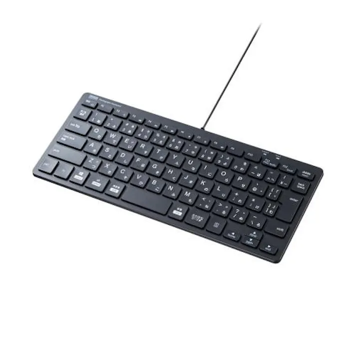 サンワサプライ 285x125x22mm キーボード(薄型/抗菌/コンパクト) EA764AB-242(CDC)【別送品】