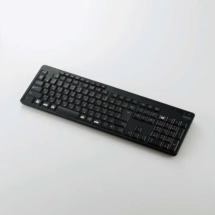 エレコム 443x140x 27mm Bluetoothキーボード(抗菌/静音 EA764AB-265(CDC)【別送品】