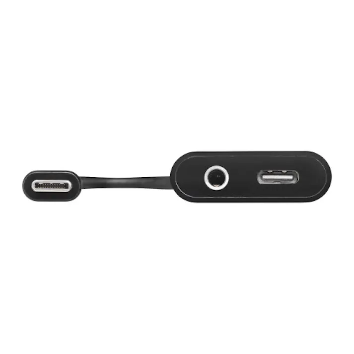 サンワサプライ オーディオ変換アダプタ(TypeC/USB PD対応) 120mm EA764AC-130 4518340166691【別送品】