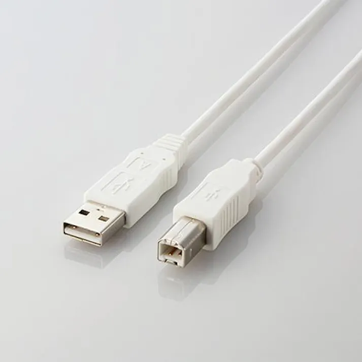 エレコム 1.0m USB2.0ケーブル(ABタイプ) EA764AC-1AA(CDC)【別送品】
