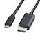 サンワサプライ TypeC-DisplayPort変換ケーブル 2.0m EA764AC-96A 4518340279308【別送品】