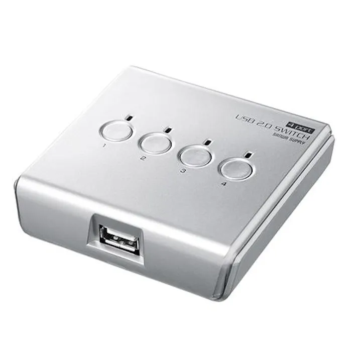 サンワサプライ USB2.0 USB切替器(4回路) EA764AD-202(CDC)【別送品】