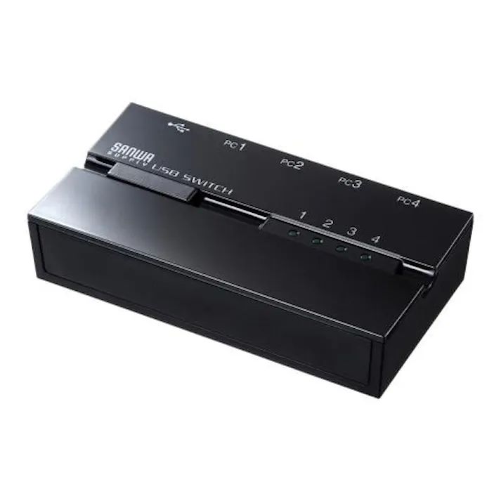 サンワサプライ USB2.0 USB切替器(4回路/マグネット付) EA764AD-204(CDC)【別送品】