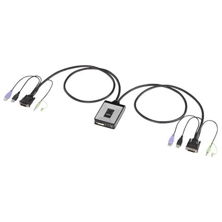 サンワサプライ パソコン自動切替器(DVI対応/2:1) EA764AE-79(CDC)【別送品】
