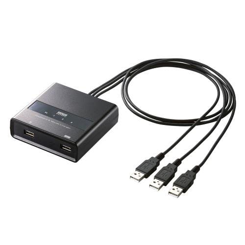 サンワサプライ パソコン自動切替器(キーボード・マウス用/3：1) EA764AE-85 4518340106451【別送品】