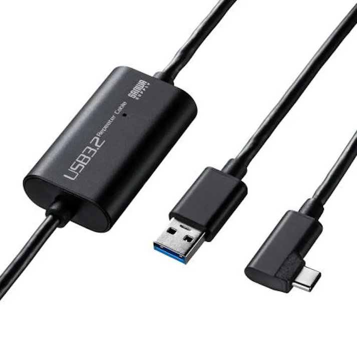 サンワサプライ 5m ケーブル(USB3.2/TypeC/VRヘッドセット対応) EA764AF-19(CDC)【別送品】