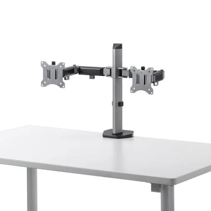 サンワサプライ 380mm モニターアーム(水平可動/2面) EA764AG-21(CDC)【別送品】