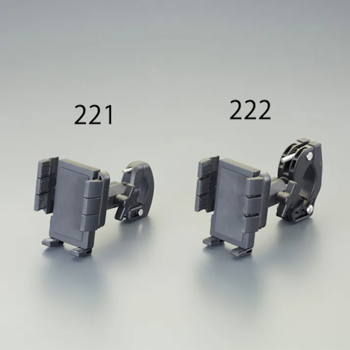 スマートフォンホルダー(パイプ取付用) 22-31mm EA764AG-221 4550061420782【別送品】