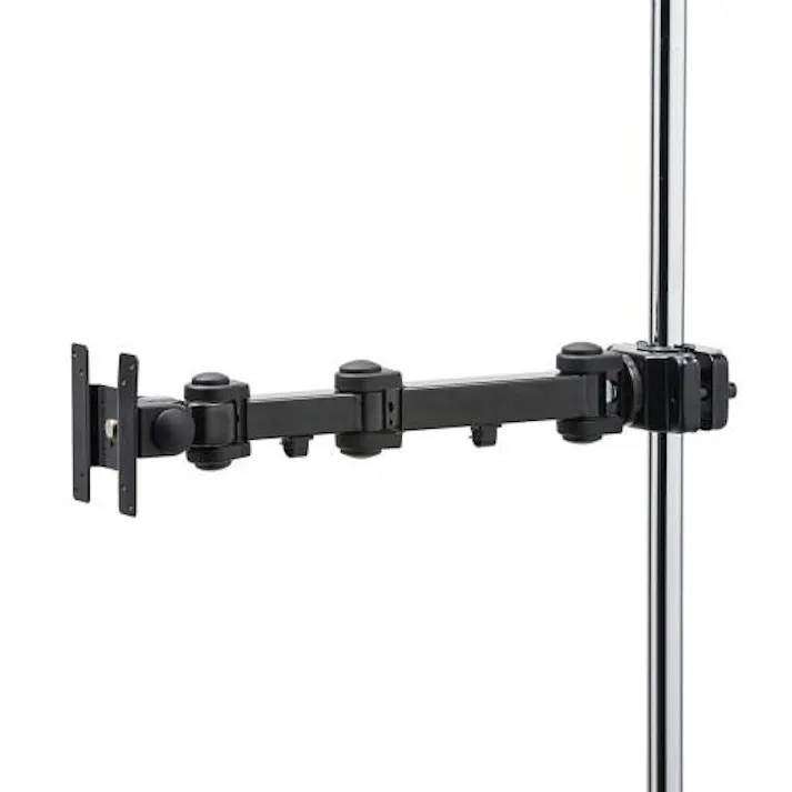 サンワサプライ 490-510mm モニターアーム(支柱取付用/黒) EA764AG-27BA(CDC)【別送品】