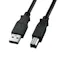 サンワサプライ USBケーブル(A-B/2.0対応/黒) 1.0m EA764AJ-90A 4550061121849【別送品】