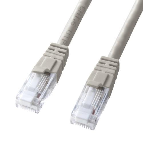 サンワサプライ LANケーブル(CAT6/つめ折れ防止/ライトグレー) 10m EA764BB-247A 4550061123331【別送品】