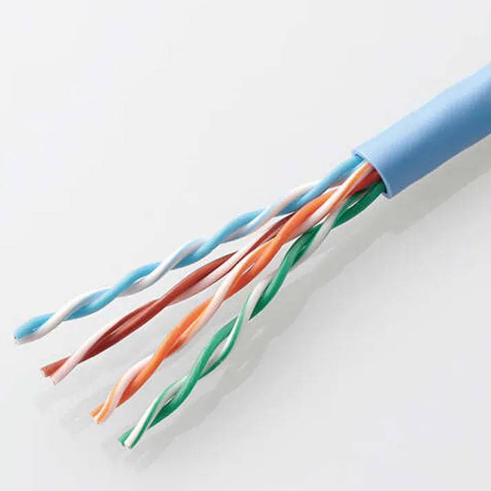 エレコム LANケーブル(Cat5e準拠/ブルー) 100m EA764BG-13 4518340055933【別送品】