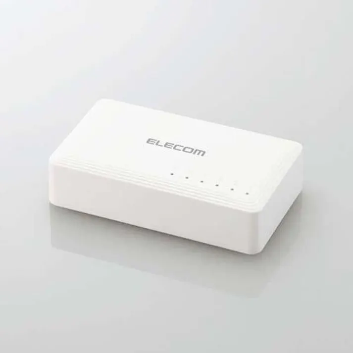 エレコム スイッチングハブ(ギガ対応/5ポート/プラスチック筐体) EA764BY-173(CDC)【別送品】