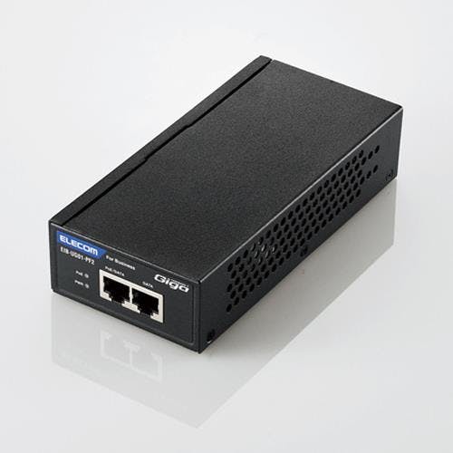 エレコム ギガビット対応PoEインジェクター(18.2W) EA764BY-179 4518340208674【別送品】