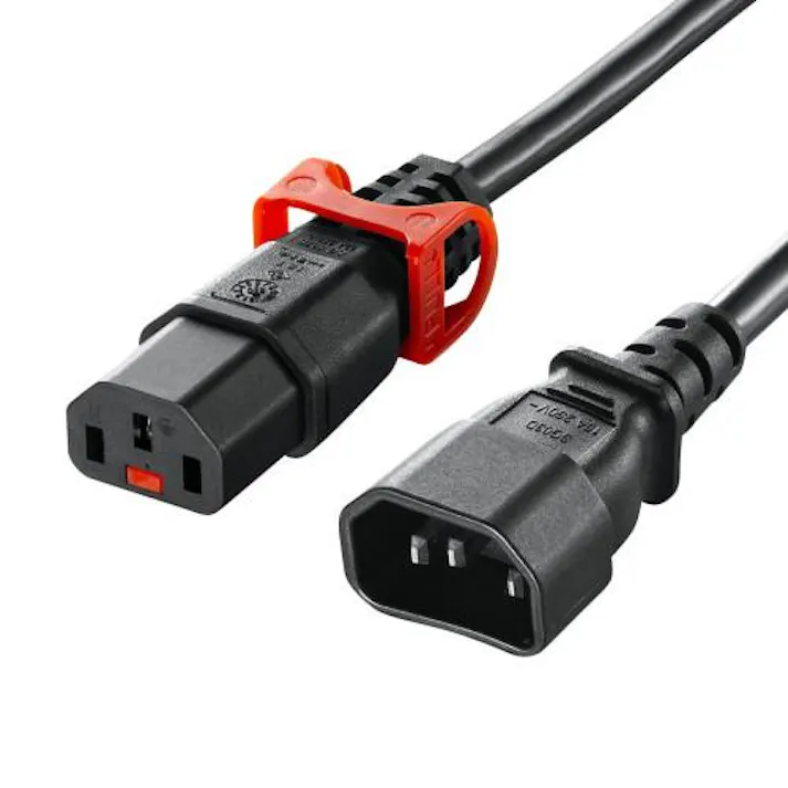 サンワサプライ 250V/15Ax 1m 電源コード(サーバーPC接続/抜止) EA764CD-57(CDC)【別送品】
