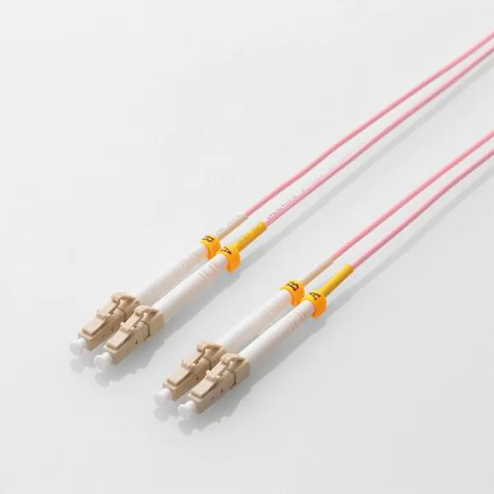 エレコム 2m 光ファイバーケーブル(LCLC/マルチモード/ギガ対応) EA764CG-22(CDC)【別送品】