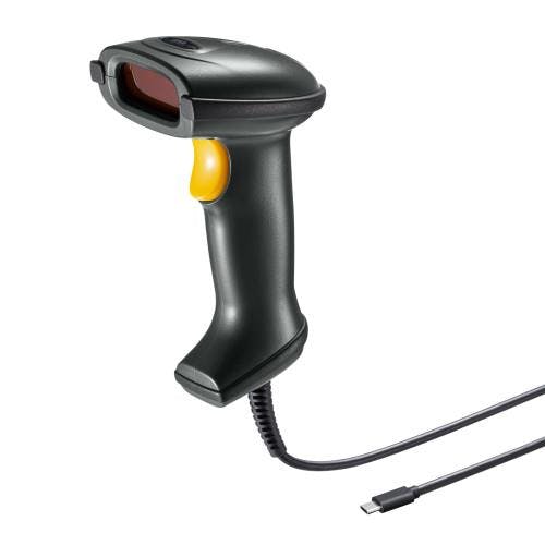 サンワサプライ 1次元レーザーバーコードリーダー(TypeC/スタンド付) EA764DA-19 4518340173545【別送品】