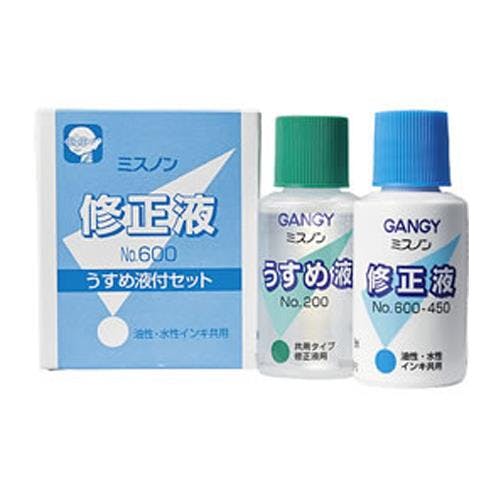 修正液・うすめ液セット(10組) 18ml+24ml EA765BR-33B 4518340082946【別送品】