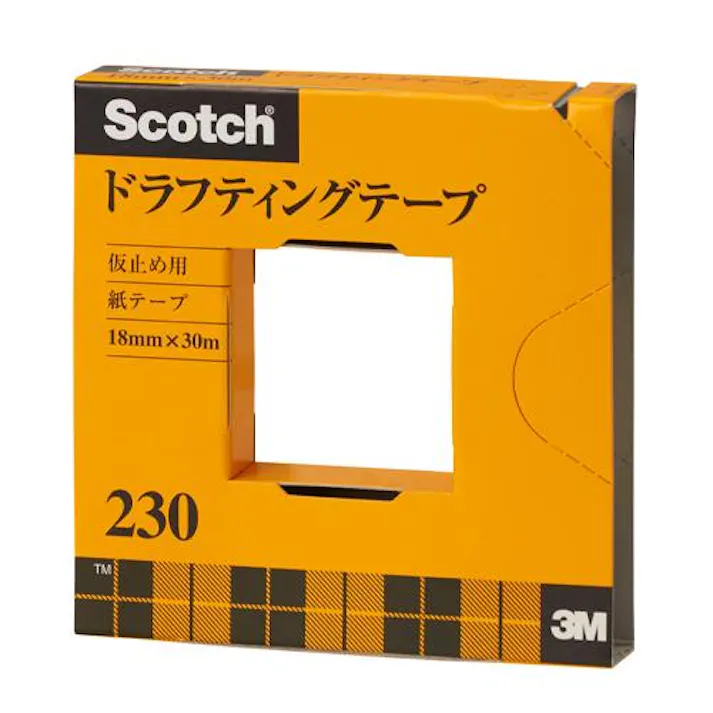 3M ドラフティングテープ(ベージュ) 18mmx30m EA765MA-132 4550061405499【別送品】