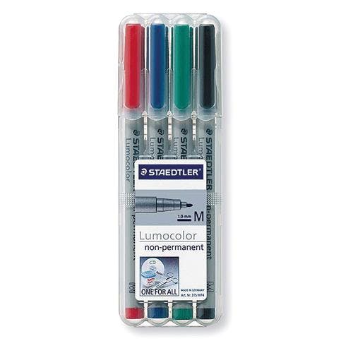 ステッドラー(STAEDTLER) 水性マーカーセット(ルモカラー) [4色/細字] EA765MM-105 4550061289273【別送品】