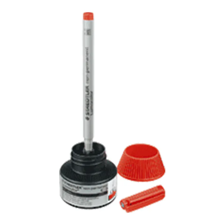 ステッドラー(STAEDTLER) 油性用補充インク(ルモカラー用/緑) 15ml EA765MM-24 4550061289105【別送品】