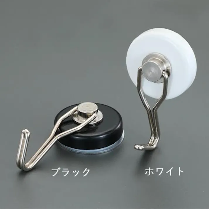 ESCO φ36/4.2kg マグネットフック(スイベル式/白) EA781ET-12A(CDC)【別送品】