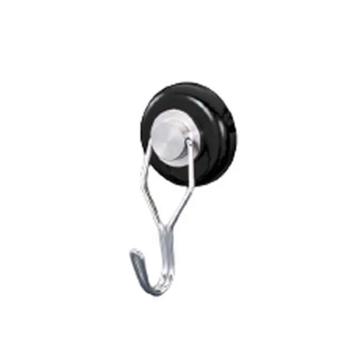 ESCO φ32mm/30kg マグネットフック(スイベル式/黒) EA781ET-71A(CDC)【別送品】