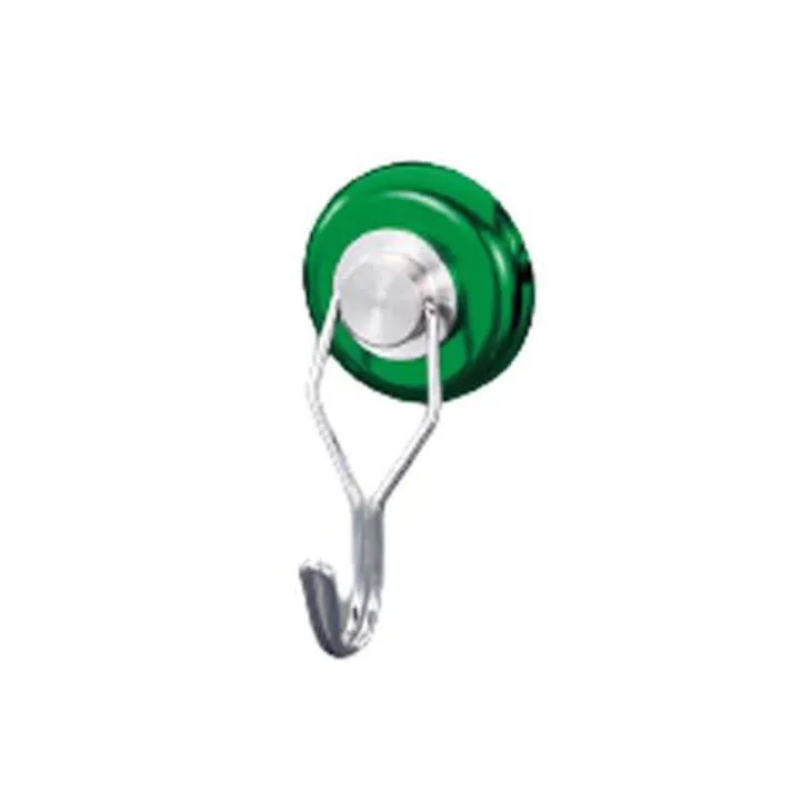 ESCO φ32mm/30kg マグネットフック(スイベル式/緑) EA781ET-75A(CDC)【別送品】